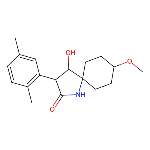 Spirotetramat Metabolite BYI08330-mono-hydroxy structure