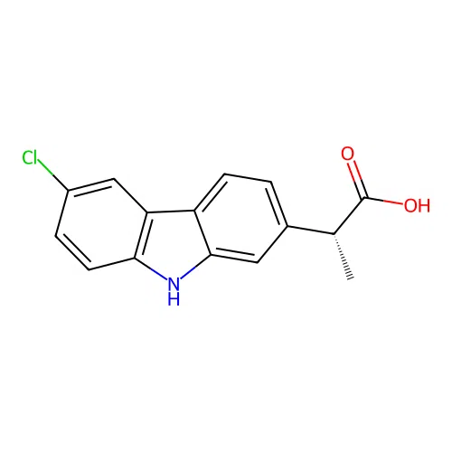 (-)-Carprofen structure
