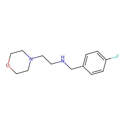 (4-Fluoro-benzyl)-(2-morpholin-4-yl-ethyl)-amine structure
