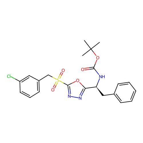 C22H24ClN3O5S structure