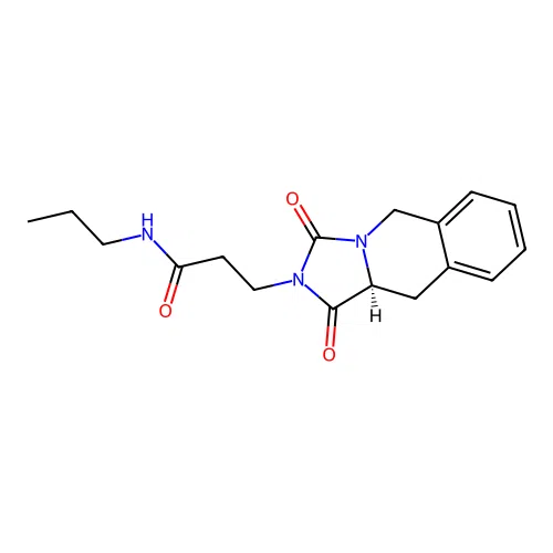 (S)-3-(1,3-dioxo-10,10a-dihydroimidazo[1,5-b]isoquinolin-2(1H,3H,5H)-yl)-N-propylpropanamide structure