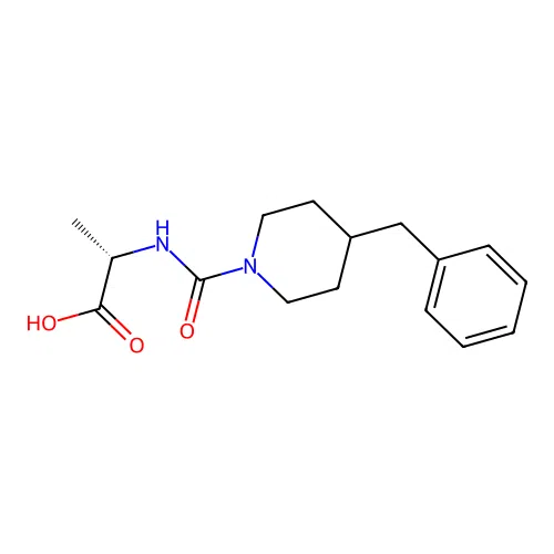 N-[(4-benzylpiperidin-1-yl)carbonyl]-L-alanine structure