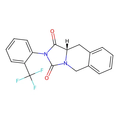 C18H13F3N2O2 structure