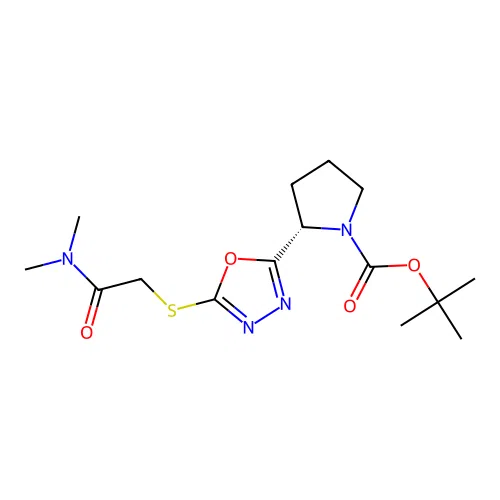 C15H24N4O4S structure