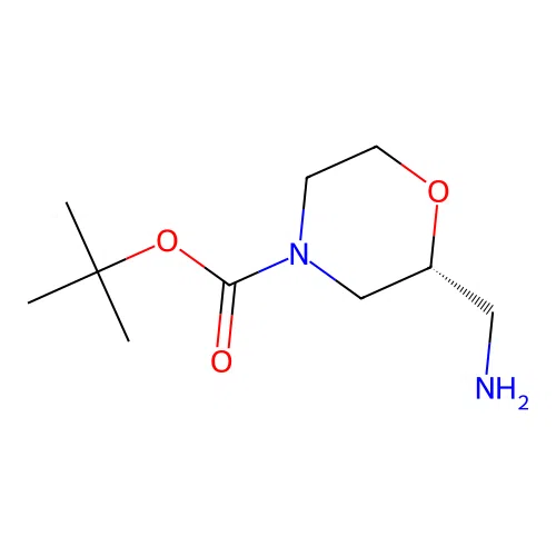 (R)-2-Aminomethyl-4-Boc-morpholine structure