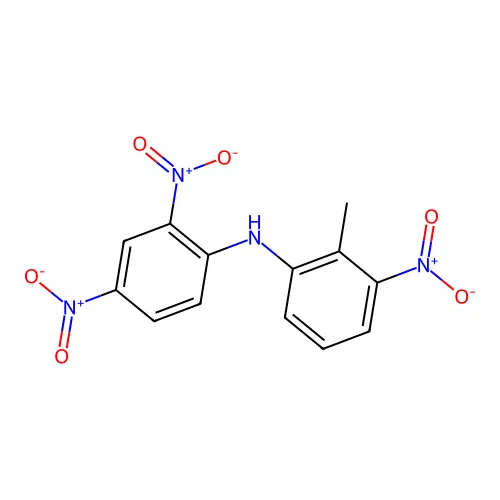 N-(2,4-dinitrophenyl)-2-methyl-3-nitroaniline structure