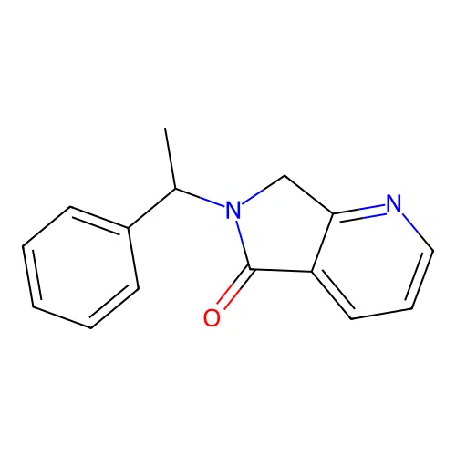 5h-Pyrrolo[3,4-b]pyridin-5-one,6,7-dihydro-6-(1-phenylethyl)- structure