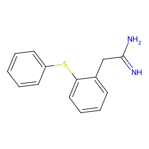2-(2-Phenylsulfanylphenyl)ethanimidamide structure