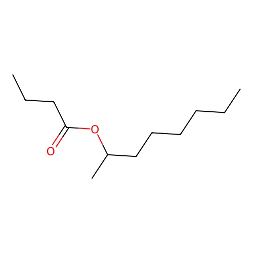 1-Methylheptyl butyrate structure