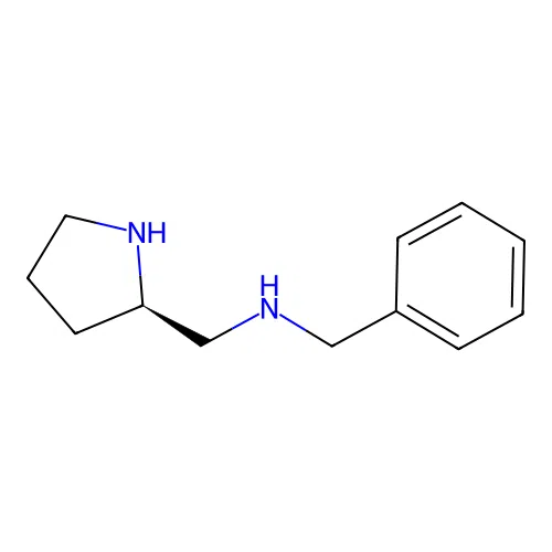 1-phenyl-N-[(2R)-pyrrolidin-2-ylmethyl]methanamine structure