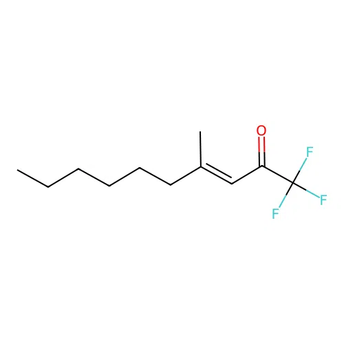 (E)-1,1,1-Trifluoro-4-methyldec-3-en-2-one structure