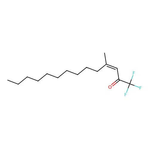 (Z)-1,1,1-Trifluoro-4-methyltetradec-3-en-2-one structure