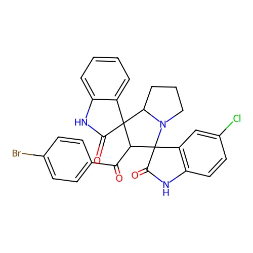 C28H21BrClN3O3 structure