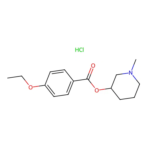 4-Ethoxy-benzoic acid 1-methyl-piperidin-3-yl ester structure