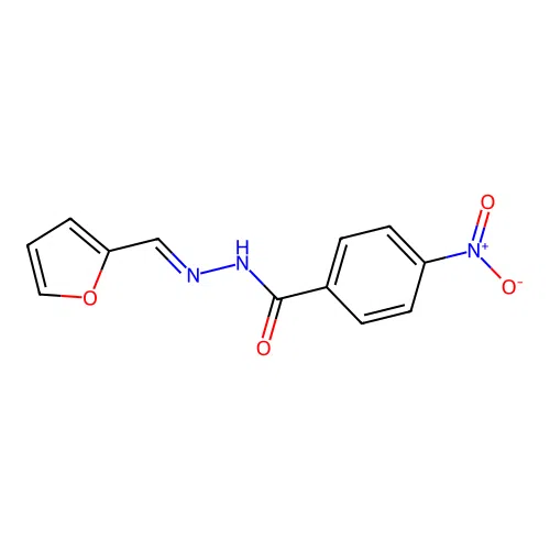 N'-(2-furylmethylene)-4-nitrobenzohydrazide structure
