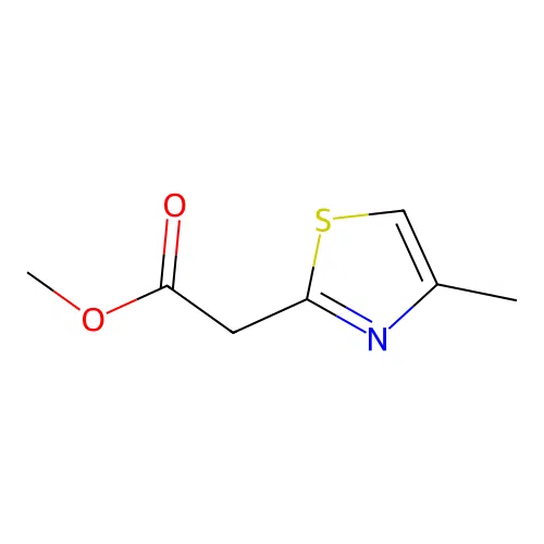 Methyl 2-(4-methyl-1,3-thiazol-2-yl)acetate structure