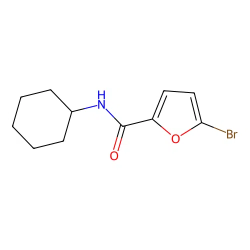 5-Bromo-N-cyclohexyl-2-furamide structure