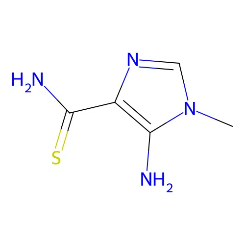 5-Amino-1-methylimidazole-4-carbothioamide structure