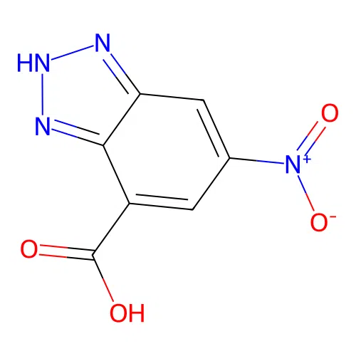 6-nitro-2H-benzotriazole-4-carboxylic acid structure