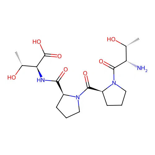 L-Threonine, L-threonyl-L-prolyl-L-prolyl- structure
