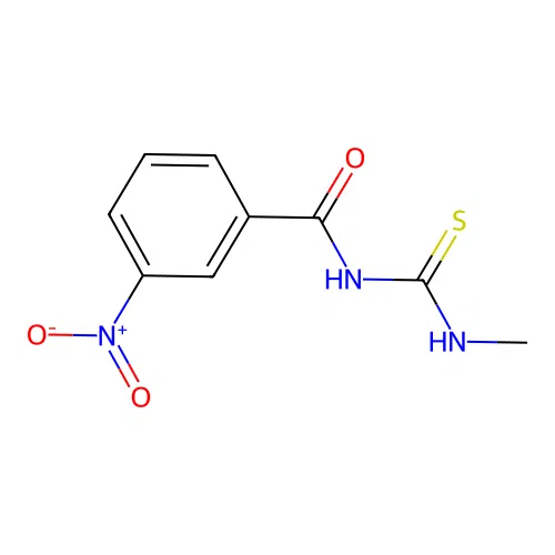 N-(methylcarbamothioyl)-3-nitrobenzamide structure