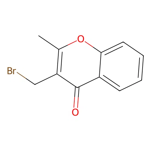 Chromone, 2-methyl-3-bromomethyl- structure