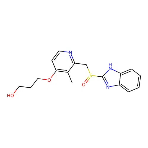 Desmethyl rabeprazole structure
