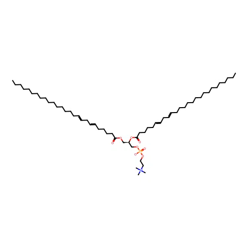 1,2-Di-6,9-hexacosadienoylphosphatidylcholine structure