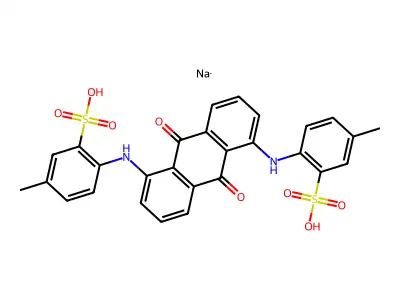 Anthraquinone Violet structure