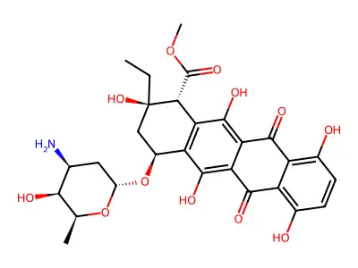 Rhodomycin D structure