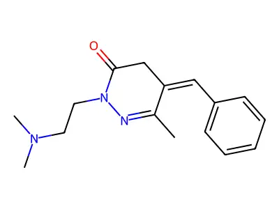 2-(2-Dimethylaminoethyl)5-benzylidene-6-methyl-(2h,4h)-3-pyridazinone structure