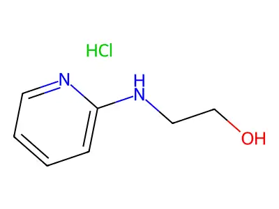 2-(2-Hydroxyethylamino)-pyridine hydrochloride structure
