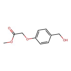 Methyl 2-(4-hydroxymethylphenoxy)acetate structure