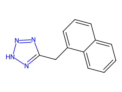 5-(naphthalen-1-ylmethyl)-2H-tetrazole structure