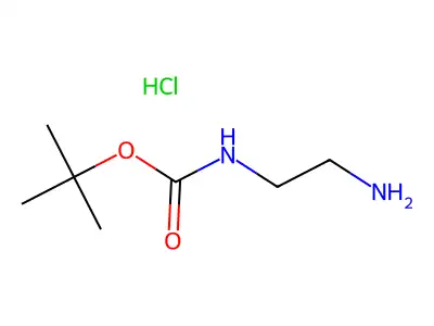 tert-Butyl N-(2-aminoethyl)carbamate hydrochloride structure