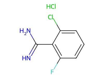 2-Chloro-6-fluoro-benzamidine structure