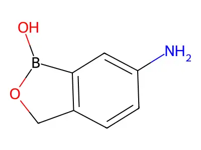 6-Aminobenzo(c)(1,2)oxaborol-1(3H)-ol structure