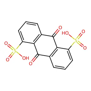 9,10-Anthraquinone-1,5-disulfonic acid structure