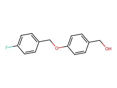 4-(4-Fluorobenzyloxy)benzyl alcohol structure