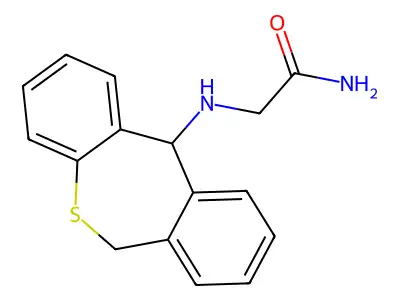 Acetamide, 2-((6,11-dihydrodibenzo(b,e)thiepin-11-yl)amino)- structure