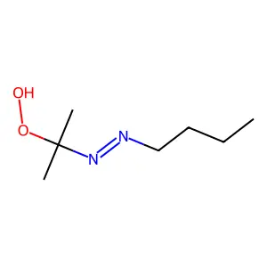 2-Butylazo-2-propyl hydroperoxide structure