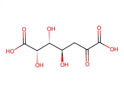3-Deoxy-2-heptulosaric acid structure