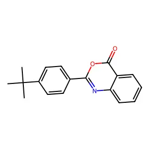 2-(4-tert-Butylphenyl)-4H-3,1-benzoxazin-4-one structure