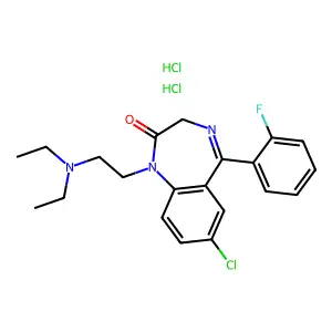 Flurazepam Hydrochloride structure