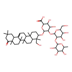 Dehydrosoyasaponin I structure