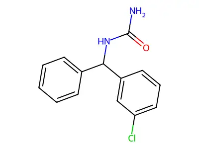 Urea, [(3-chlorophenyl)phenylmethyl]- structure