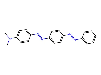 N,N-Dimethyl-4-((4-(phenylazo)phenyl)azo)aniline structure