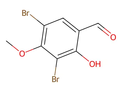 3,5-Dibromo-2-hydroxy-4-methoxybenzaldehyde structure