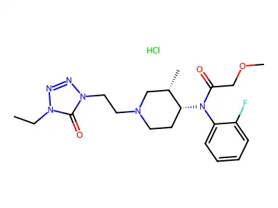 BRIFENTANIL HYDROCHLORIDE structure