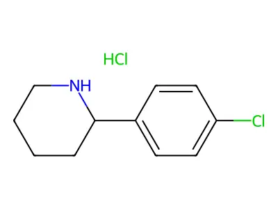 2-(4-Chlorophenyl)piperidine structure